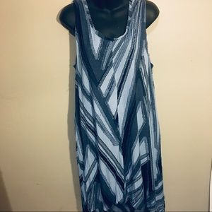 High/low Simply Vera blue dress sz XL